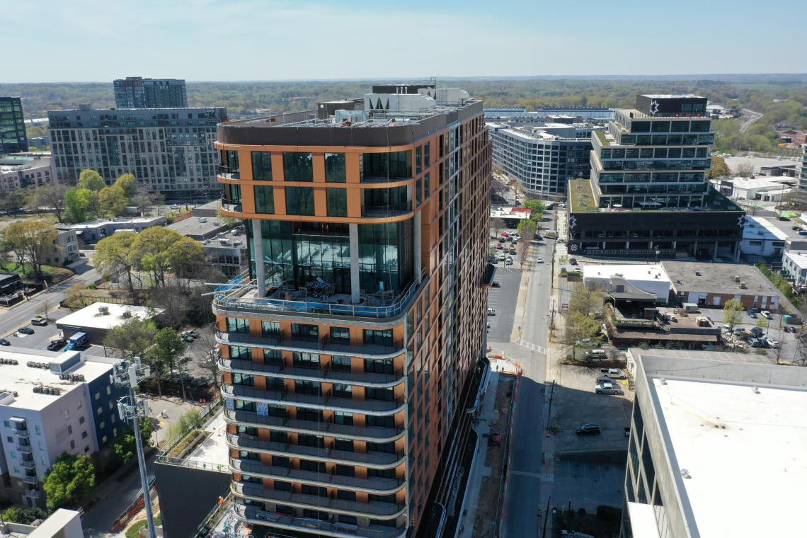 Crane Watch: Curvy, coppery Stella tower nearly complete